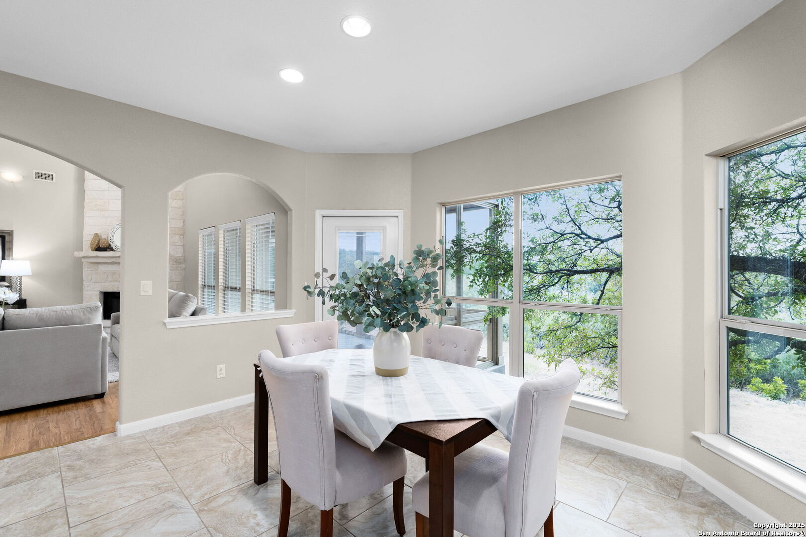 171 Clear Ridge New Braunfels, TX 78132 - Photo 14 of 41 a dining room with furniture and window