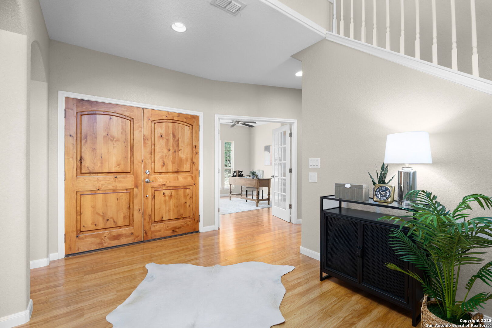 171 Clear Ridge New Braunfels, TX 78132 - Photo 4 of 41 a living room with furniture and wooden floor