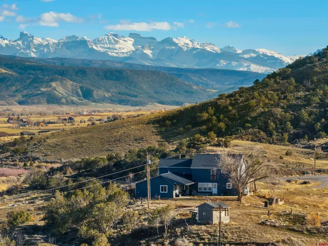 a view of houses with outdoor space