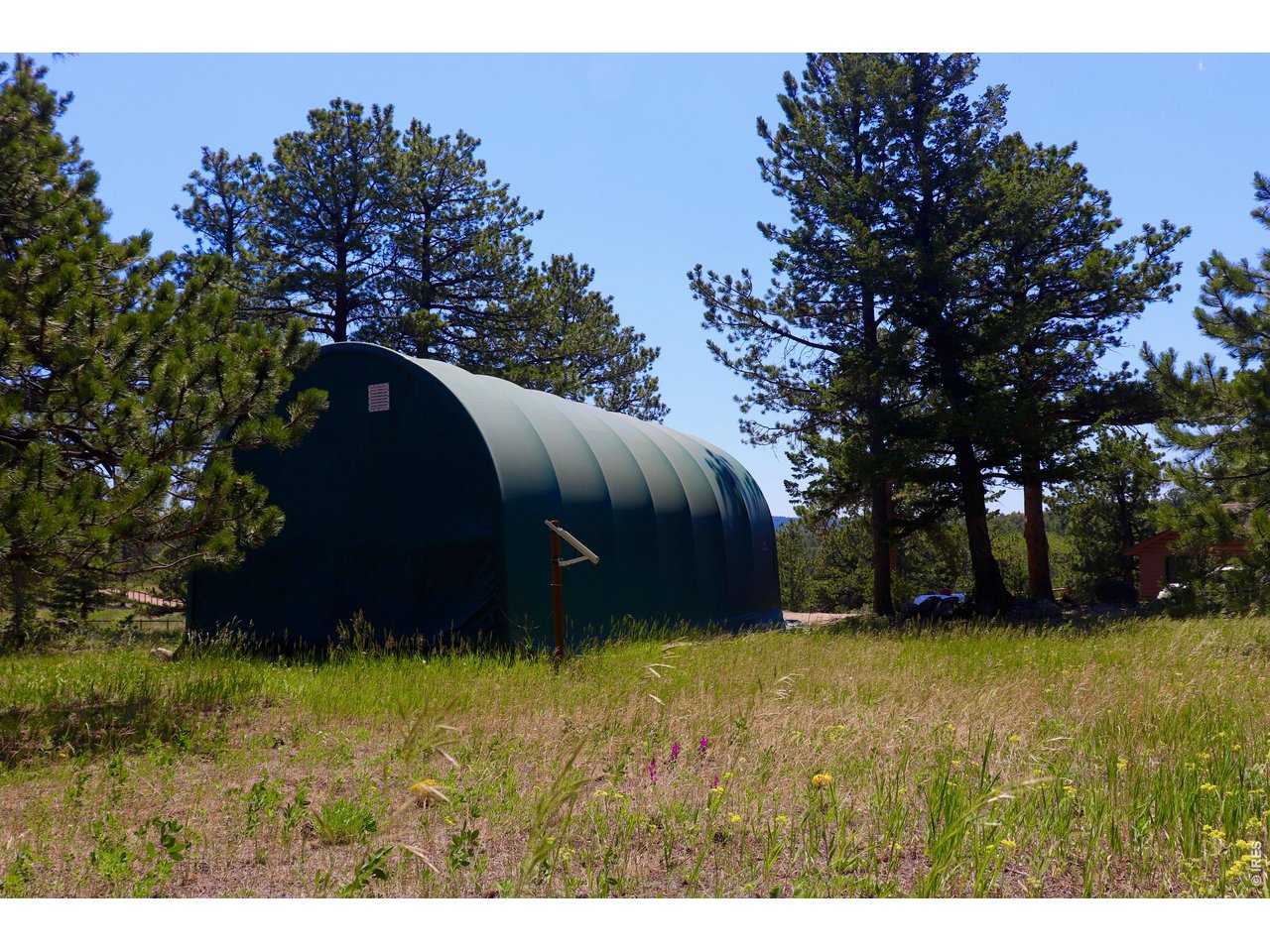 636 Ranch Road Ward, CO 80481 - Photo 19 of 24 Added bonus! The owners are leaving this sturdy, temporary storage structure, offering immediate space for all your mountain gear, tools, or toys.