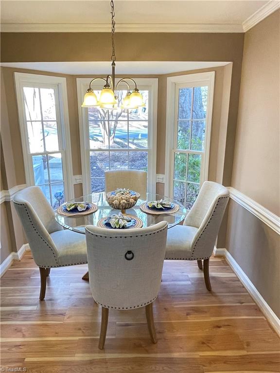 4536 Hamptonshire Drive Raleigh, NC 27613 - Photo 6 of 19 Beautiful Breakfast Nook w/Bay Window