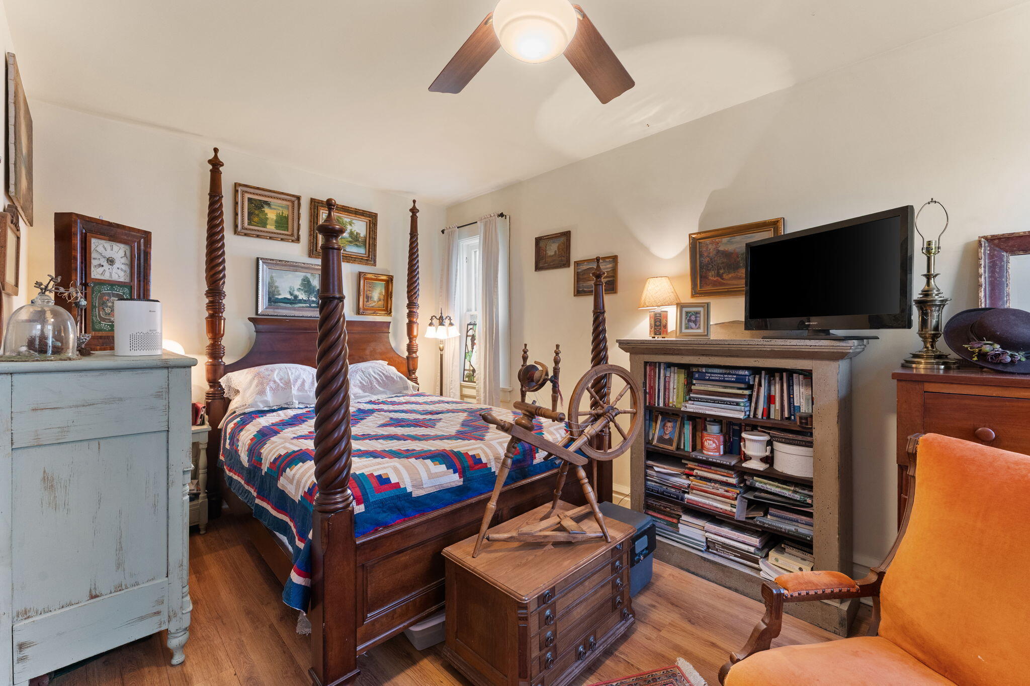 513 3rd Street La Porte, IN 46350 - Photo 24 of 27 a bedroom with furniture and a flat screen tv
