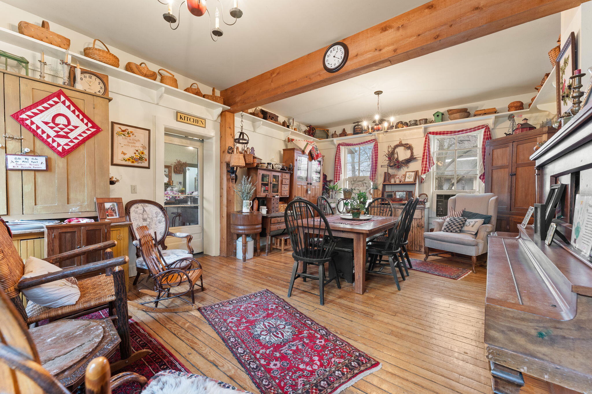 513 3rd Street La Porte, IN 46350 - Photo 7 of 27 a living room with lots of furniture and kitchen view