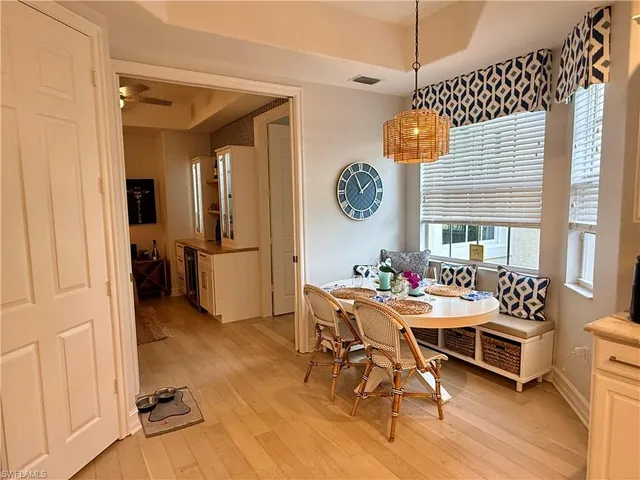 a room with furniture and a window