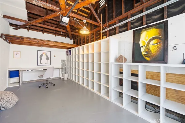 a view of an front door