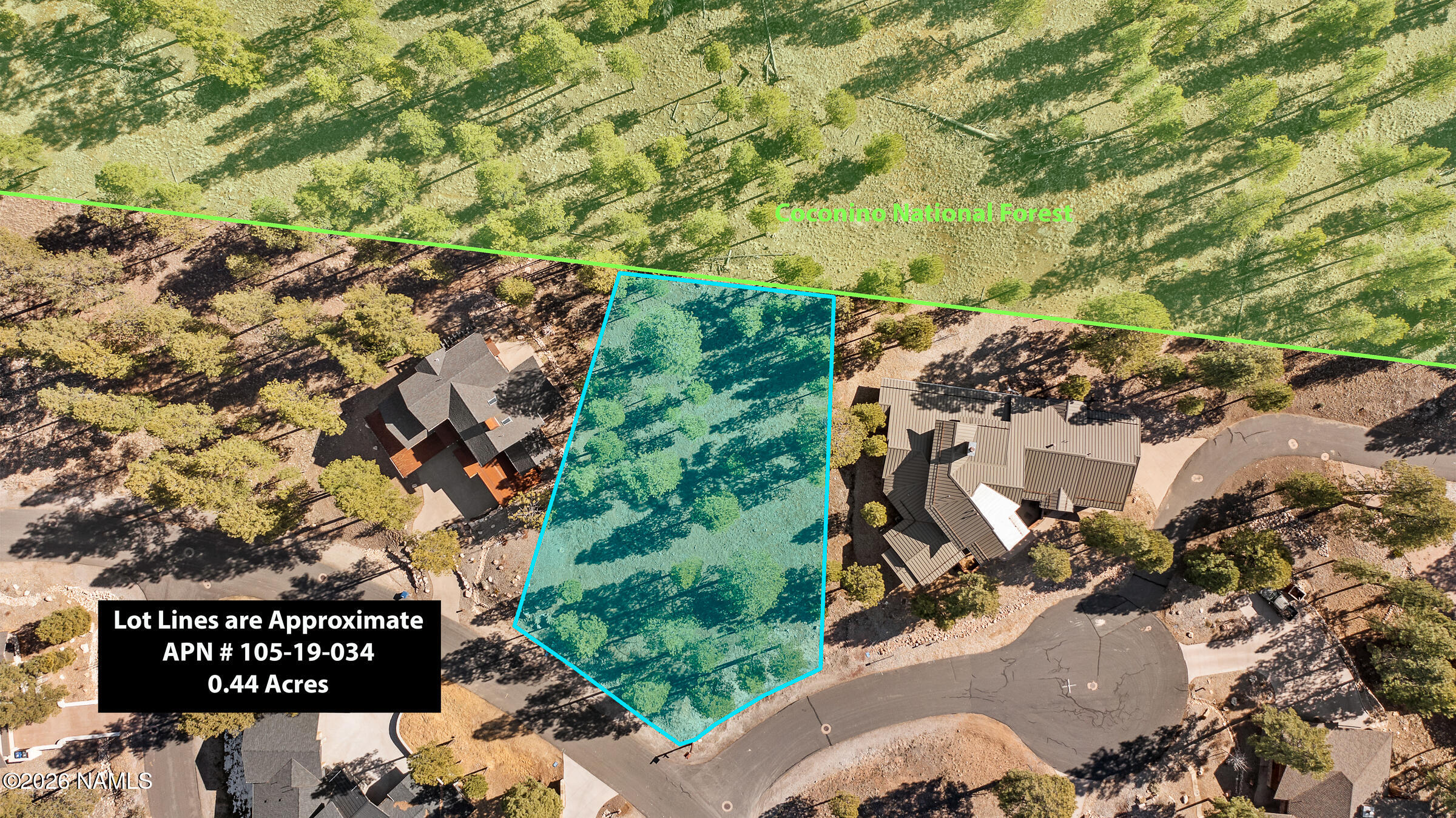 3430 South Del Aire Court Flagstaff, AZ 86005 - Photo 4 of 14 Aerial View