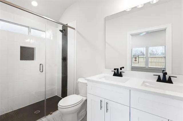 a view of an ocean and a yard