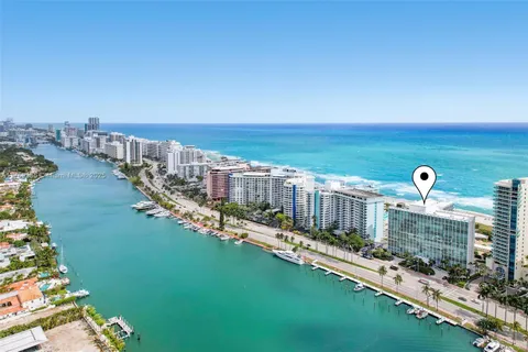 a view of a city with ocean view