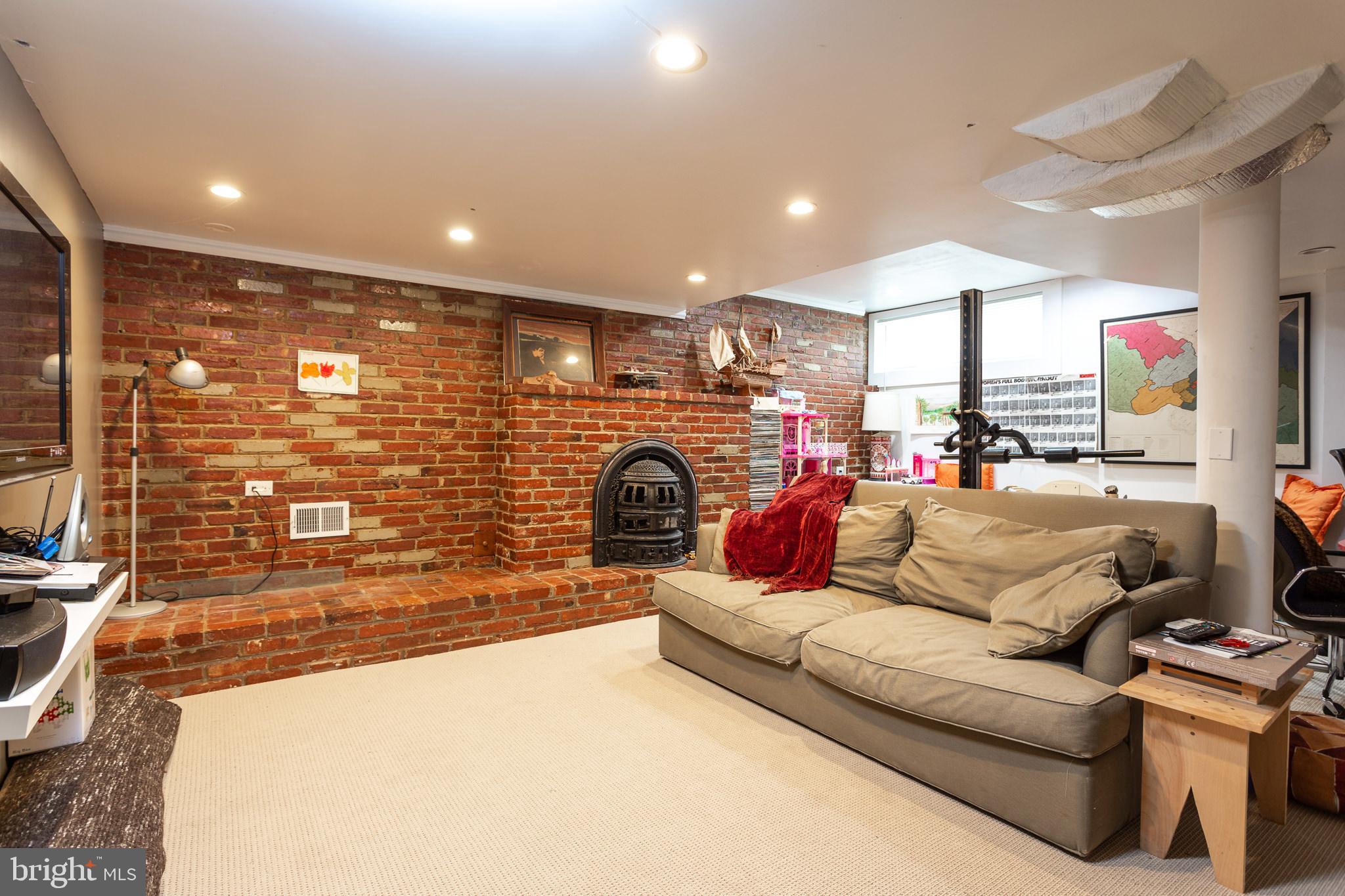 4523 Q Lane Northwest Washington, DC 20007 - Photo 49 of 55 Media room on lower level