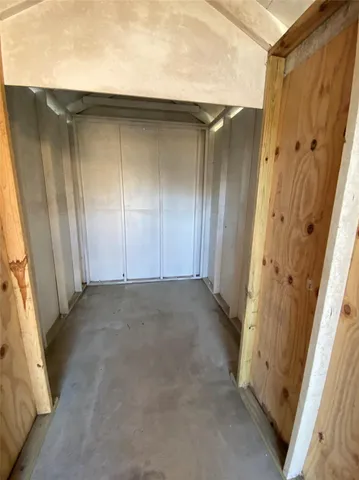 a view of a small space