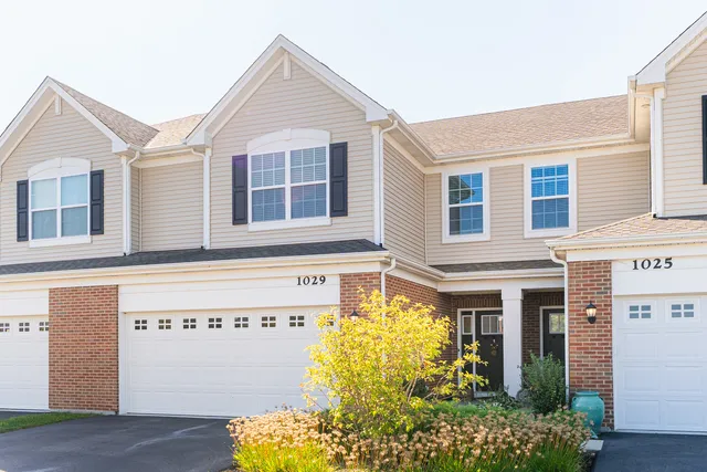 a front view of a building