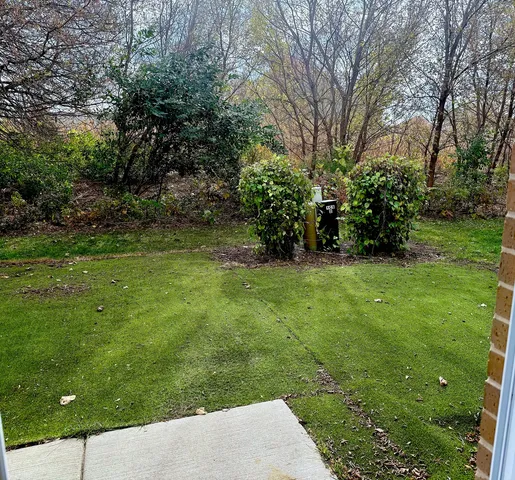 a view of an outdoor space and yard