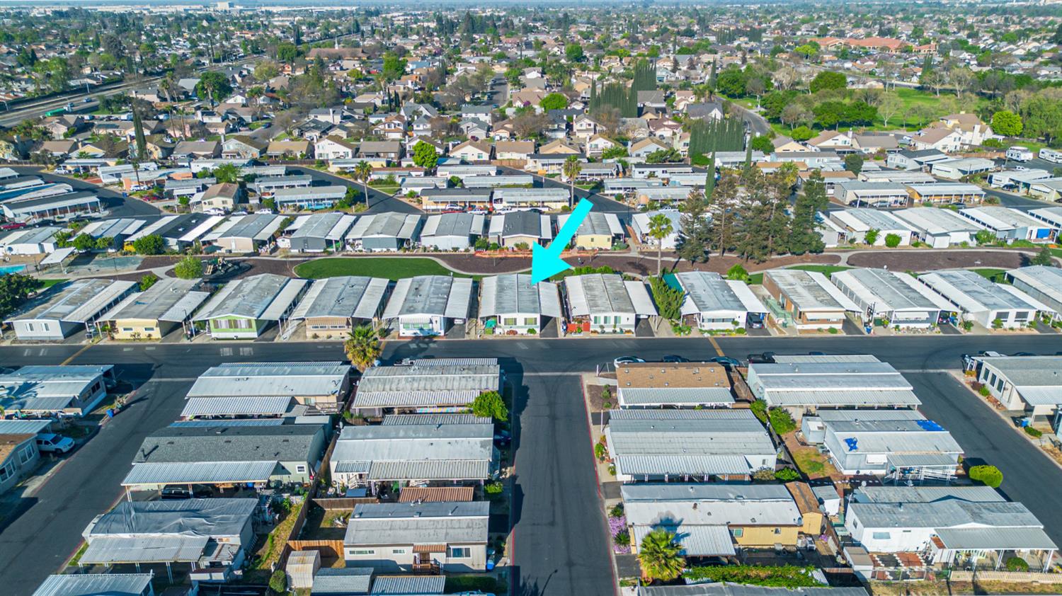 2845 East Hatch Road, Unit 68 Modesto, CA 95351 - Photo 36 of 37 an aerial view of a city