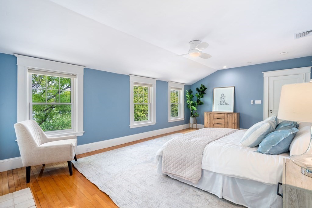 25 Windsor Road Brookline, MA 02445 - Photo 13 of 31 a bedroom with a bed and chair