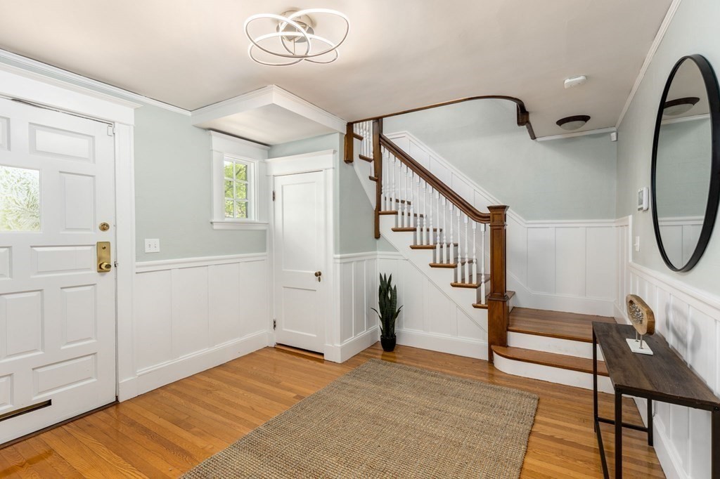 25 Windsor Road Brookline, MA 02445 - Photo 20 of 31 a view of an entryway with wooden floor