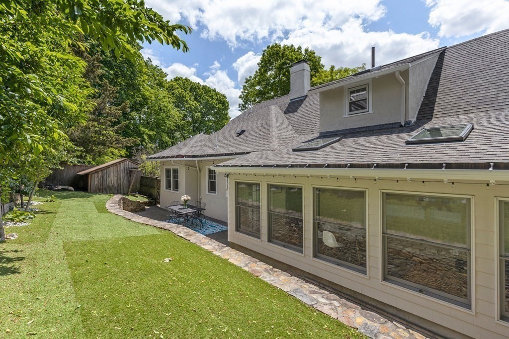25 Windsor Road Brookline, MA 02445 - Photo 30 of 31 a house view with a garden space