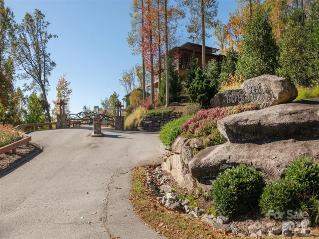 a view of street with houses