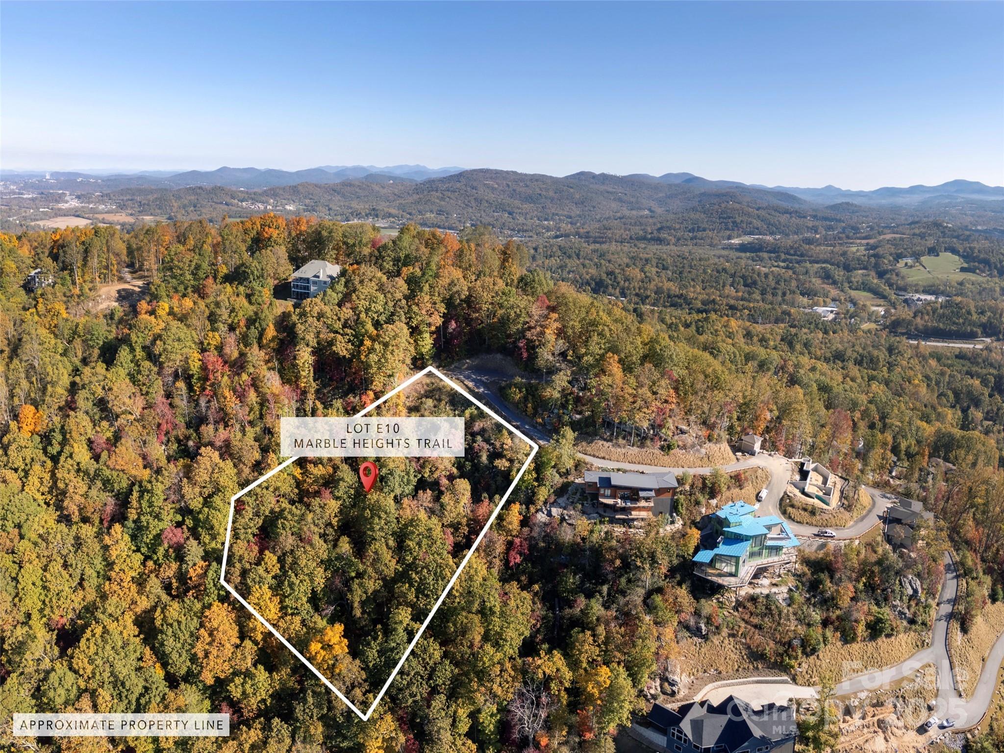 Lot E10 Marble Heights Trail, Unit NONE Hendersonville, NC 28791 - Photo 2 of 16 an aerial view of residential house and an ocean