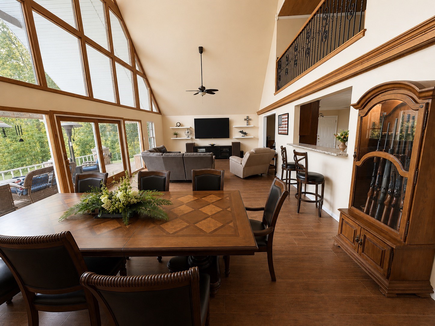 9012 Cooks Lake Road Lumberton, TX 77657 - Photo 4 of 36 a view of a dining room with furniture window and wooden floor