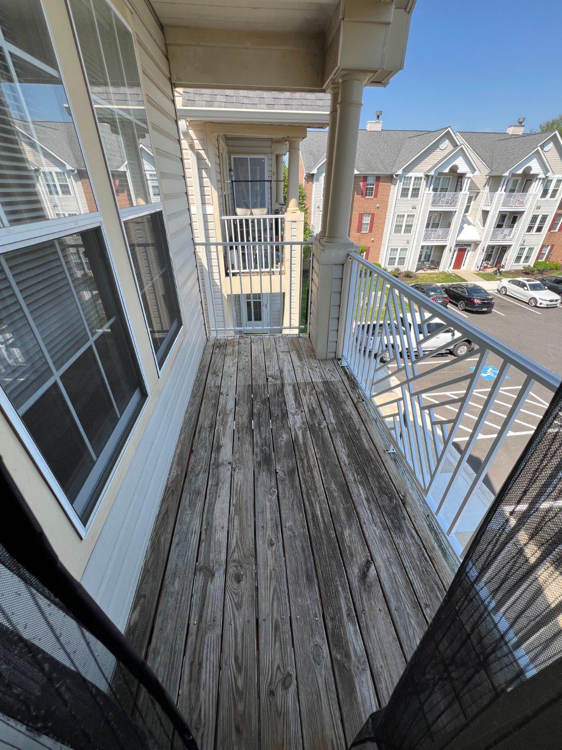 703 Orchard Overlook, Unit 301 Odenton, MD 21113 - Photo 12 of 28 balcony from door.