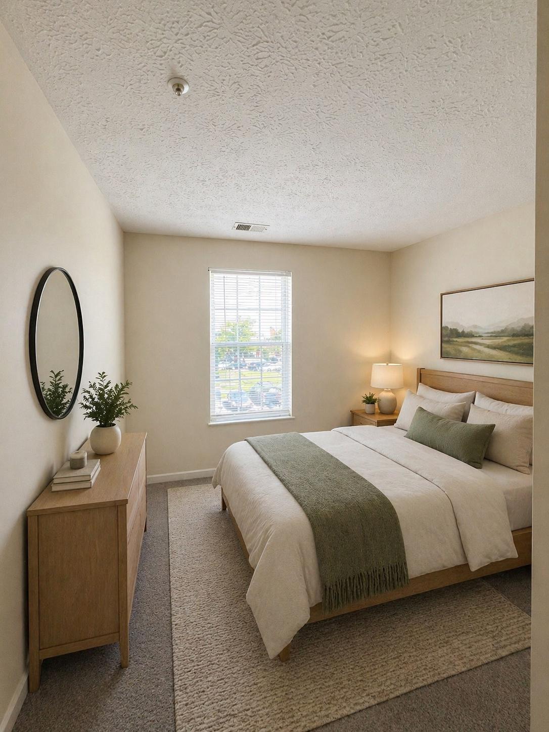 703 Orchard Overlook, Unit 301 Odenton, MD 21113 - Photo 16 of 28 Smaller Secondary bedroom (Virtually Staged)
