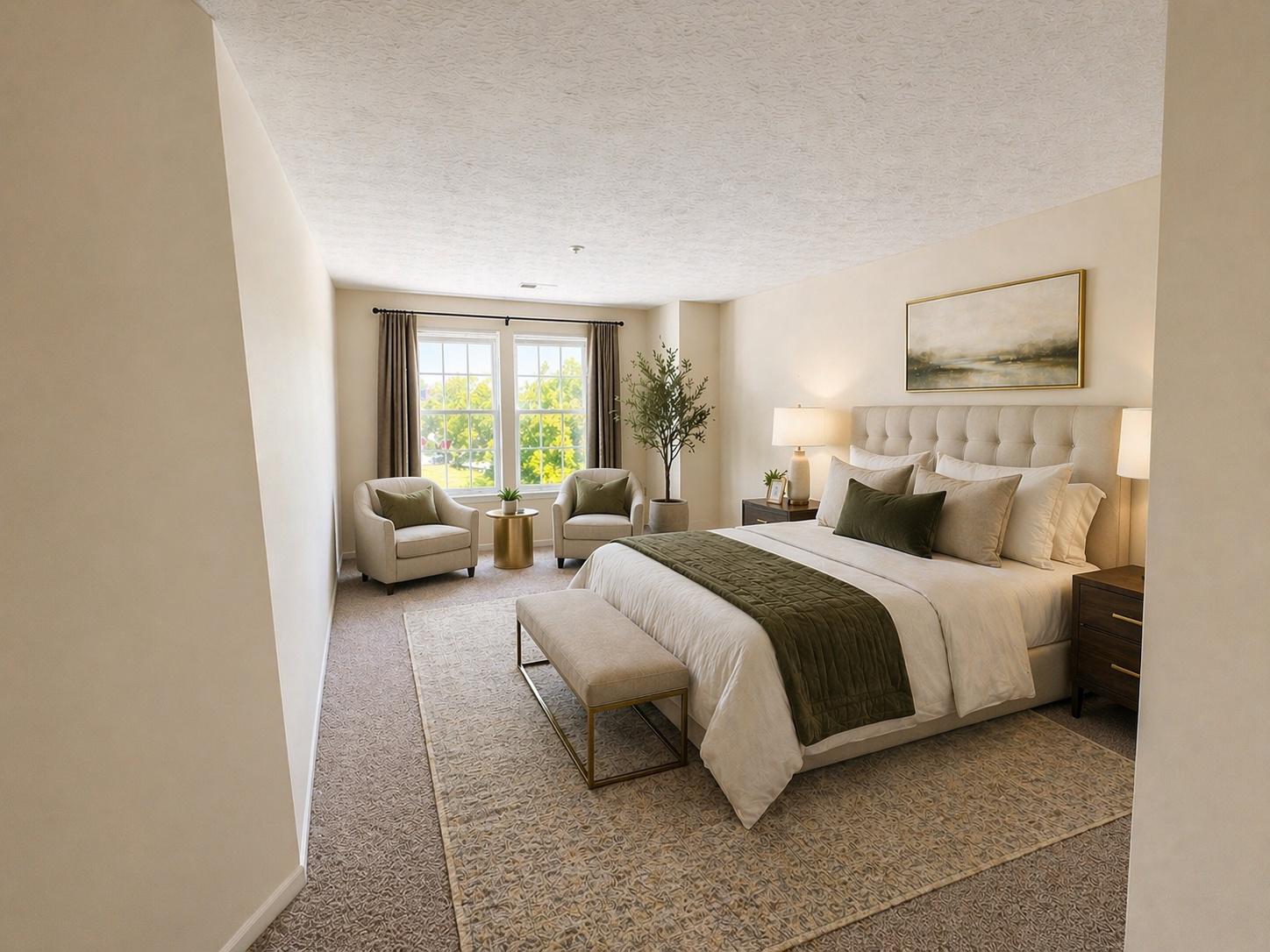 703 Orchard Overlook, Unit 301 Odenton, MD 21113 - Photo 22 of 28 Master Bedroom (Virtually Staged)