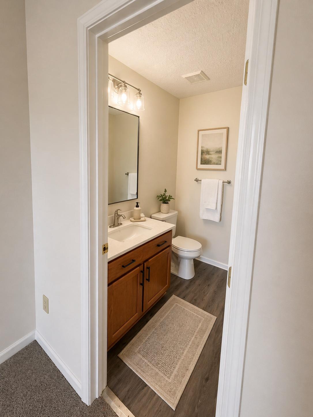 703 Orchard Overlook, Unit 301 Odenton, MD 21113 - Photo 26 of 28 Master Bath (Virtually staged)
