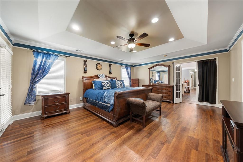 55 Meridian Point Dallas, GA 30132 - Photo 15 of 45 a bedroom with furniture and wooden floor