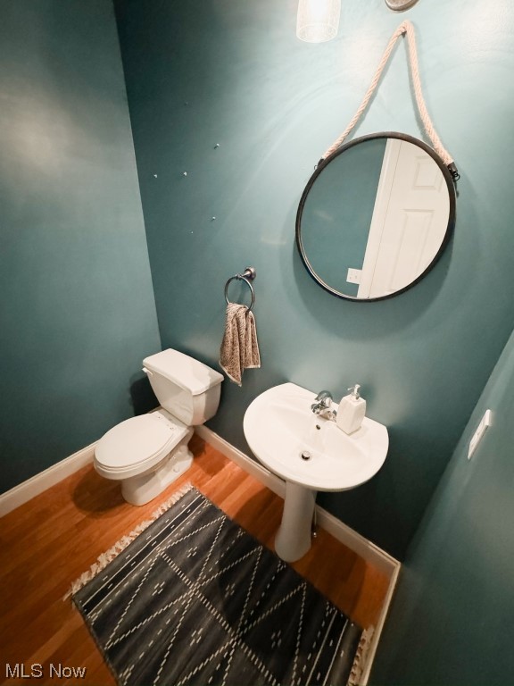 3249 Rausch Avenue Ravenna, OH 44266 - Photo 13 of 35 Bathroom with toilet and hardwood / wood-style floors