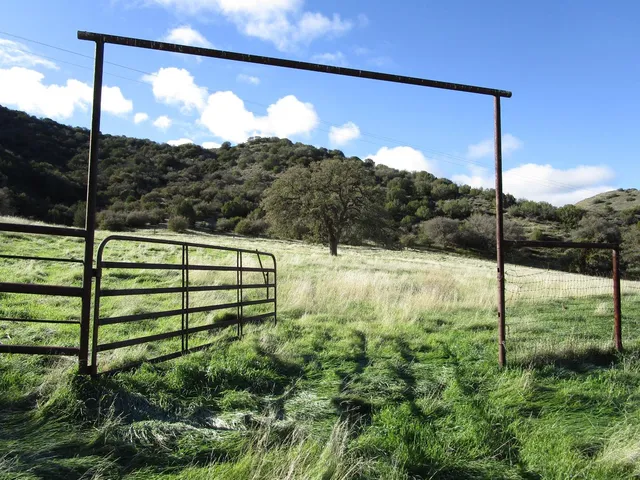 a view of an house with backyard and seating area
