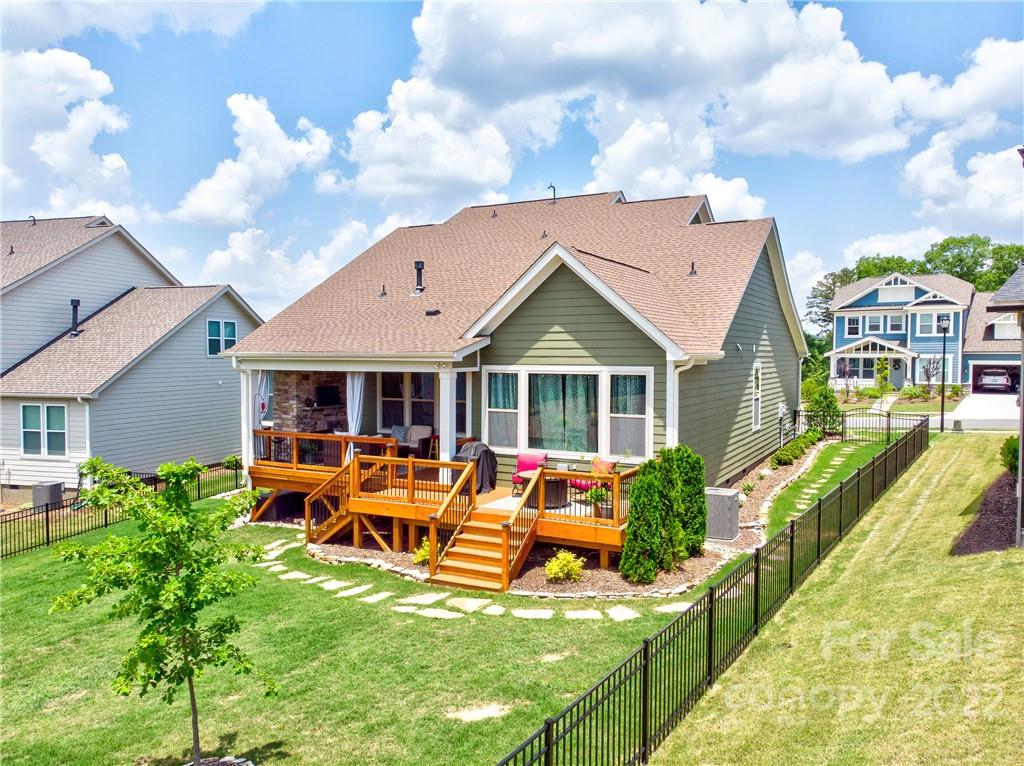 1198 Therns Ferry Drive Fort Mill, SC 29708 - Photo 30 of 48 a aerial view of a house with swimming pool and sitting area