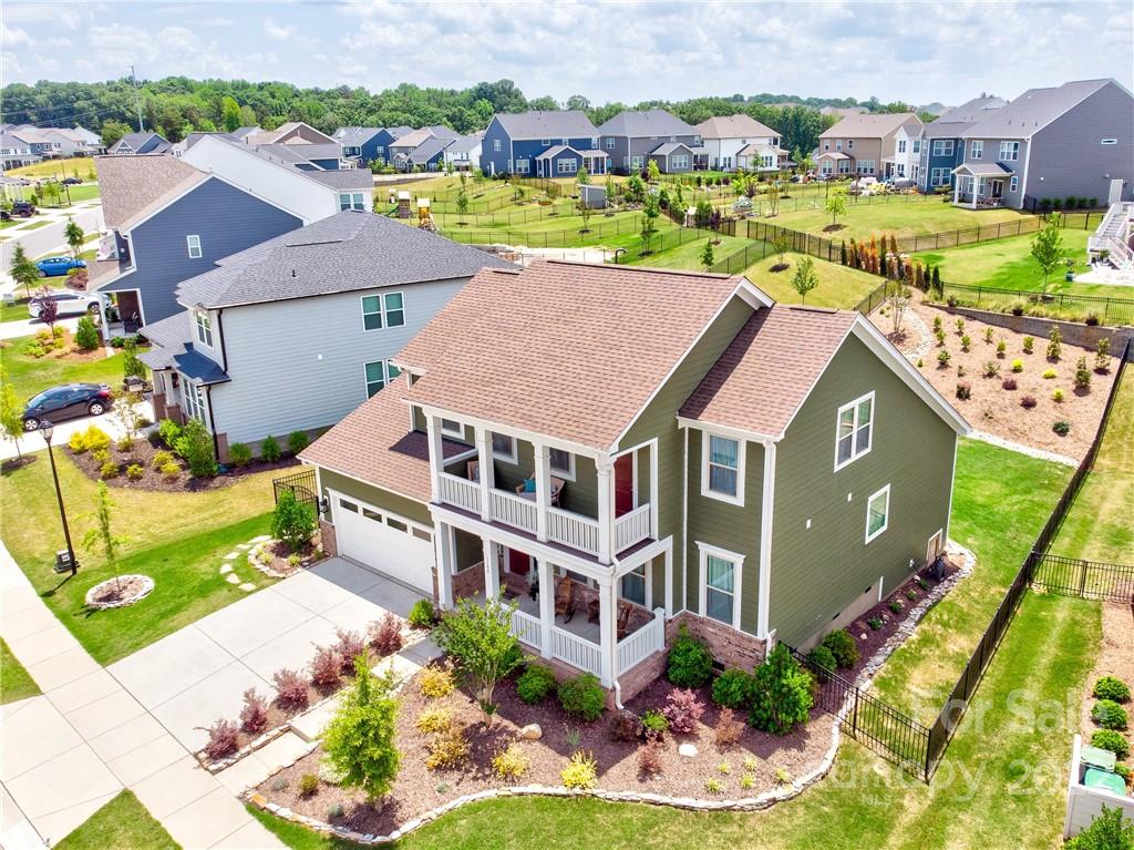 1198 Therns Ferry Drive Fort Mill, SC 29708 - Photo 32 of 48 an aerial view of a house with a big yard