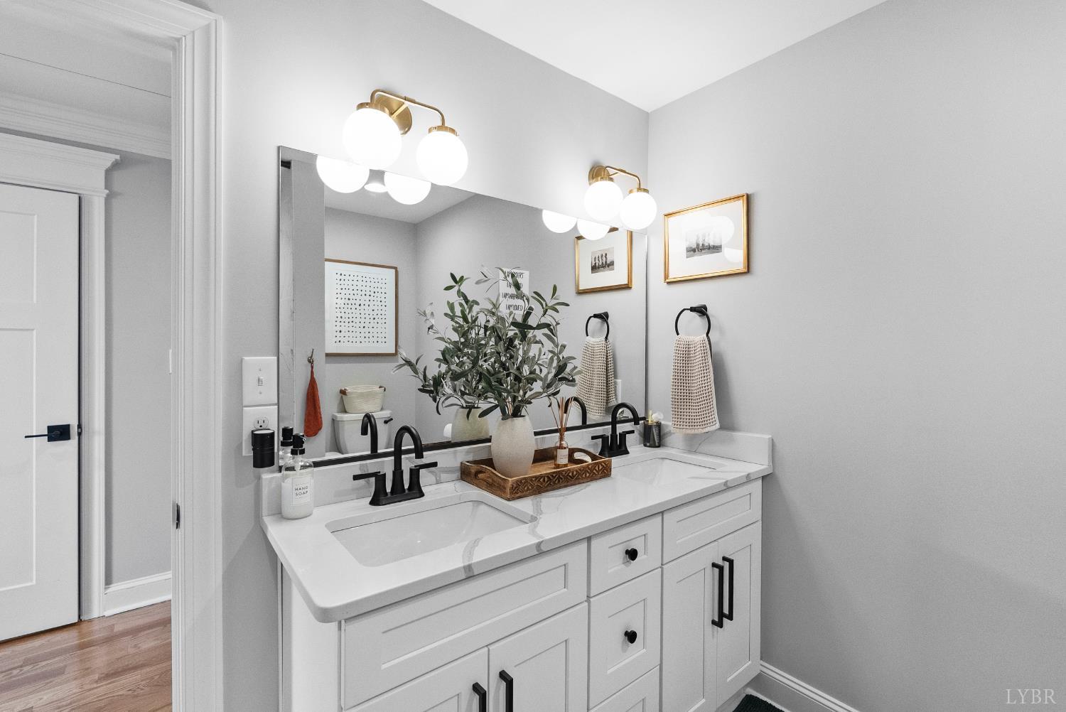 1019 North Westyn Loop Forest, VA 24551 - Photo 25 of 51 a bathroom with a sink and a mirror
