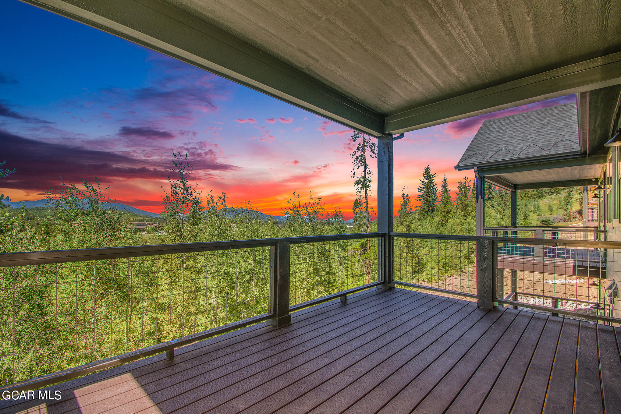 141 Homestead Loop Fraser, CO 80442 - Photo 25 of 27 a view of a balcony with lake view and a ocean view
