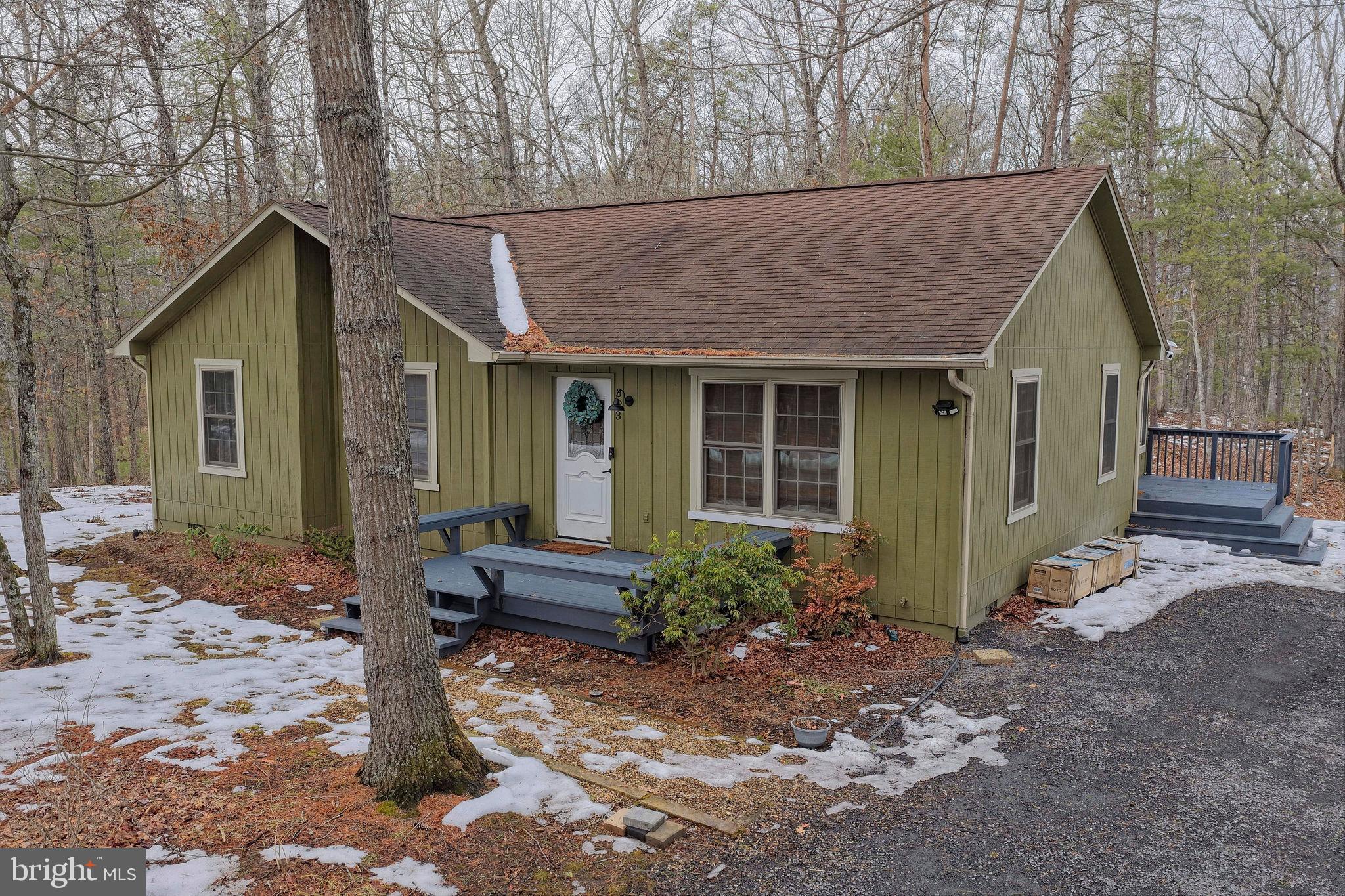 323 Palmer Road Basye, VA 22810 - Photo 20 of 30 a view of a house with backyard