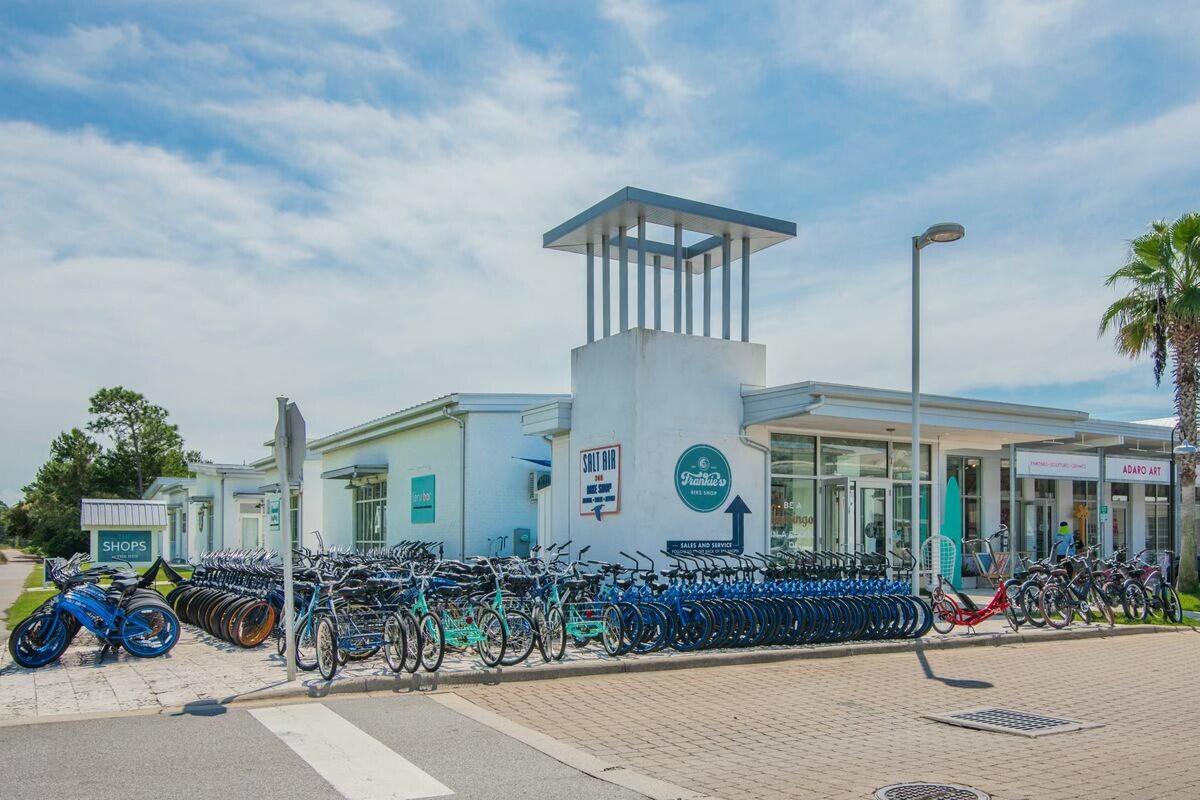 58 East Milestone Dr Inlet Beach, Unit B Inlet Beach, FL 32461 - Photo 34 of 47 a front view of a house with garden