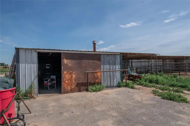 a yard with lots of green space