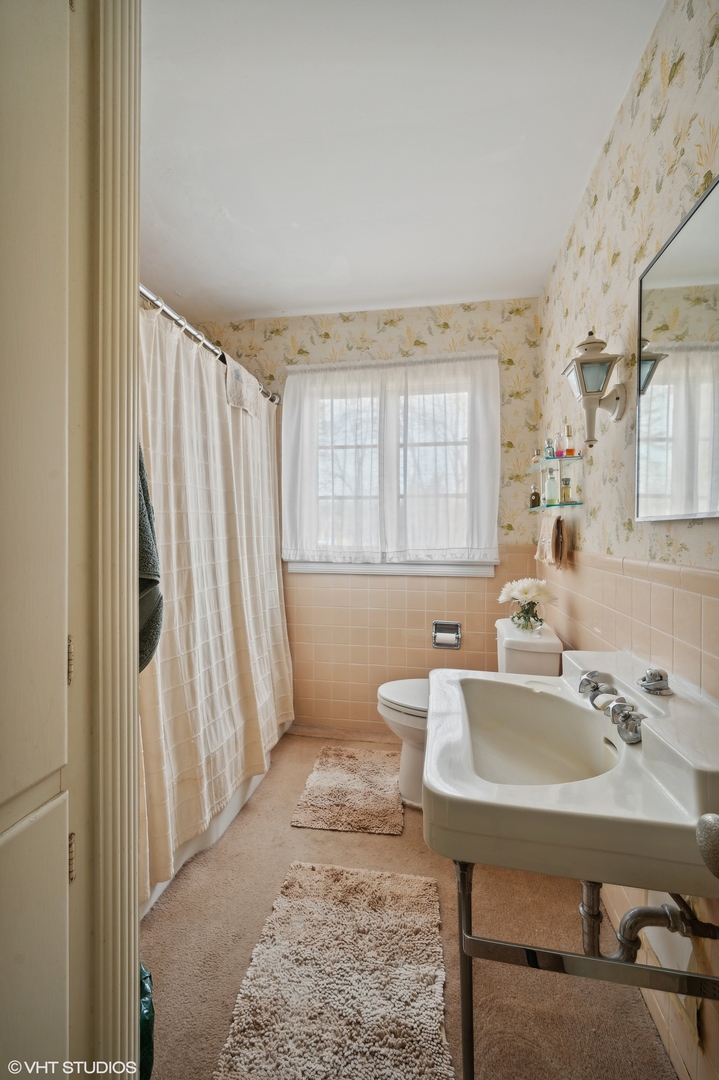 1628 South Meacham Road Rolling Meadows, IL 60008 - Photo 14 of 27 a bathroom with a sink and a mirror