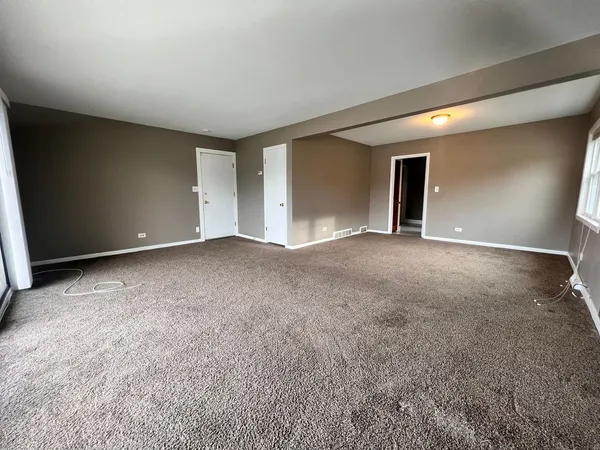a view of an empty room