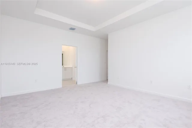 a view of an empty room