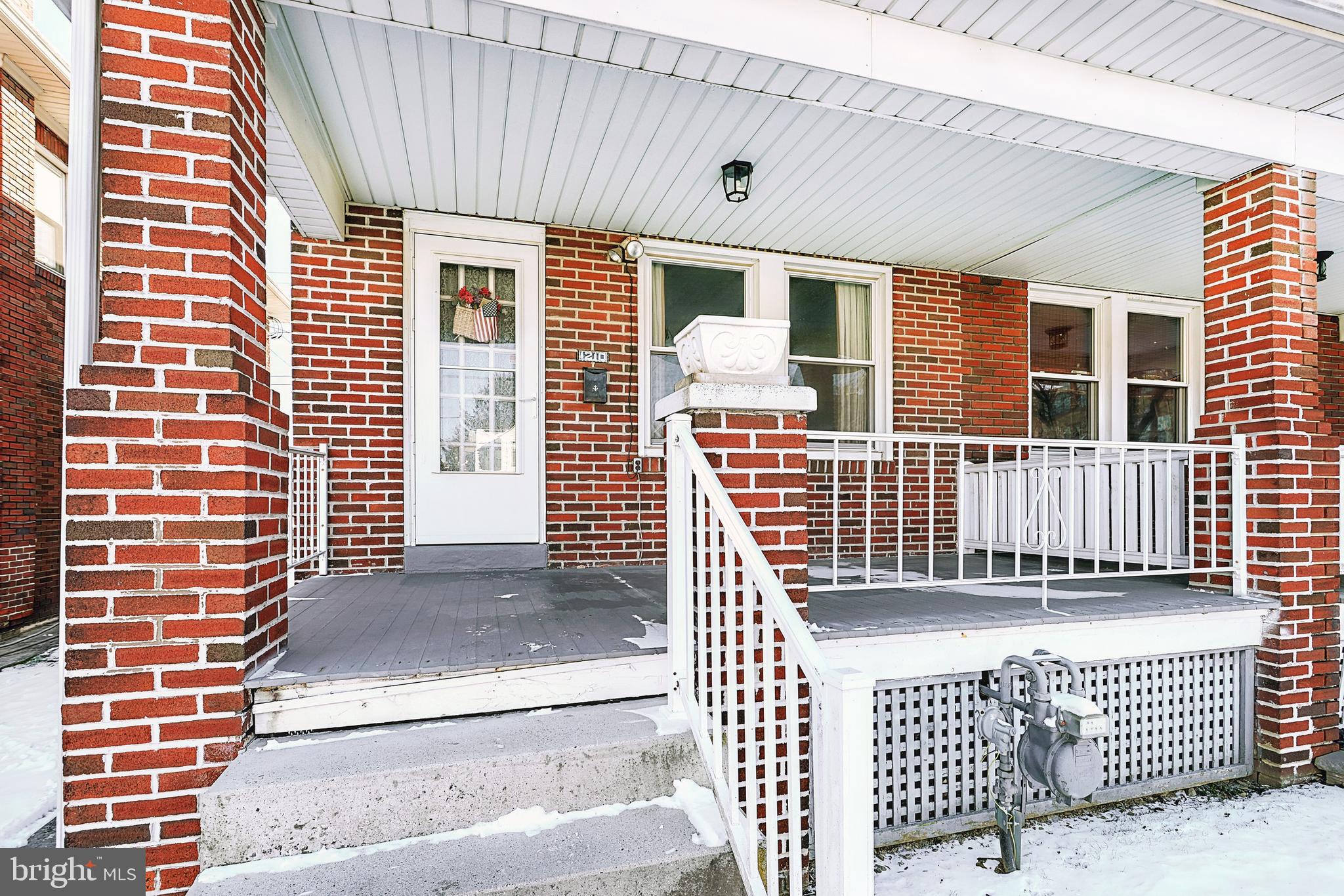 1210 West Princess Street York, PA 17404 - Photo 3 of 30 Covered front porch