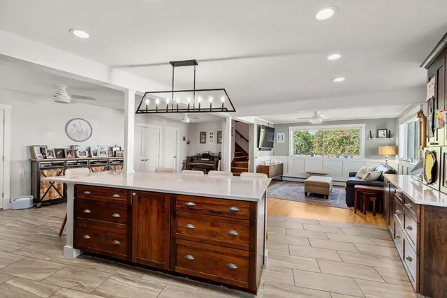 a living room with couches and furniture