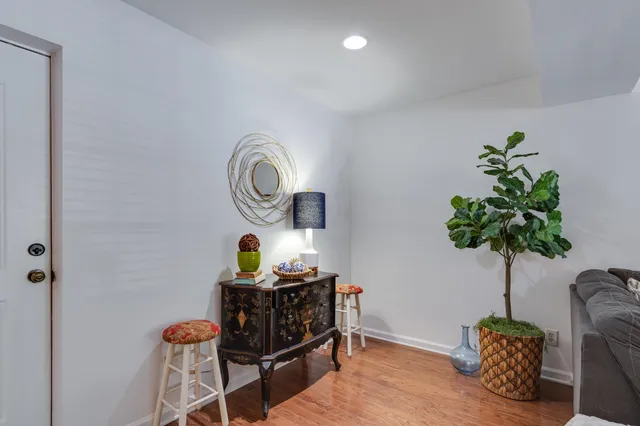 a view of a workspace with furniture