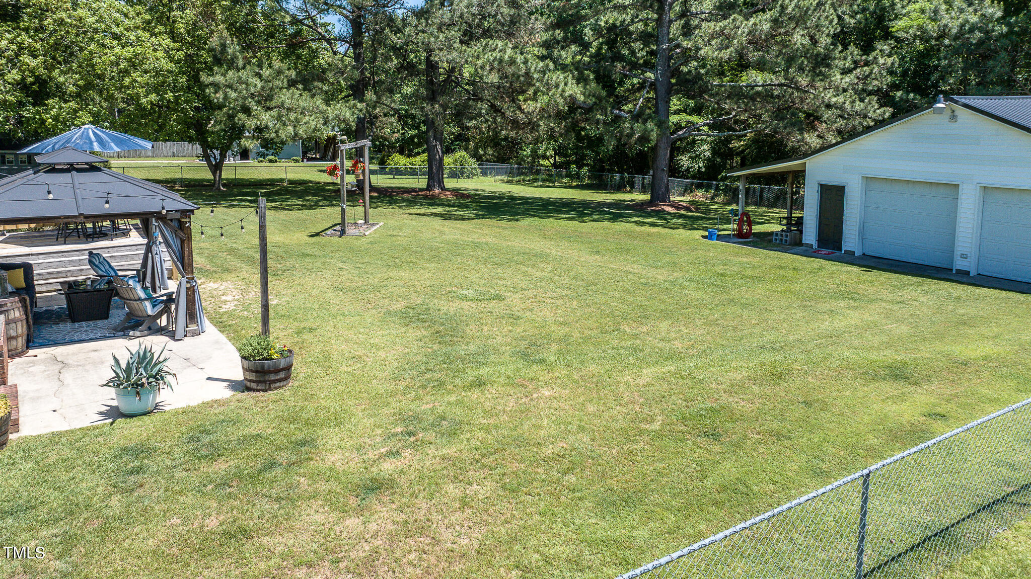2717 Jack Road Clayton, NC 27520 - Photo 38 of 59 Overhead View of Fenced Yard
