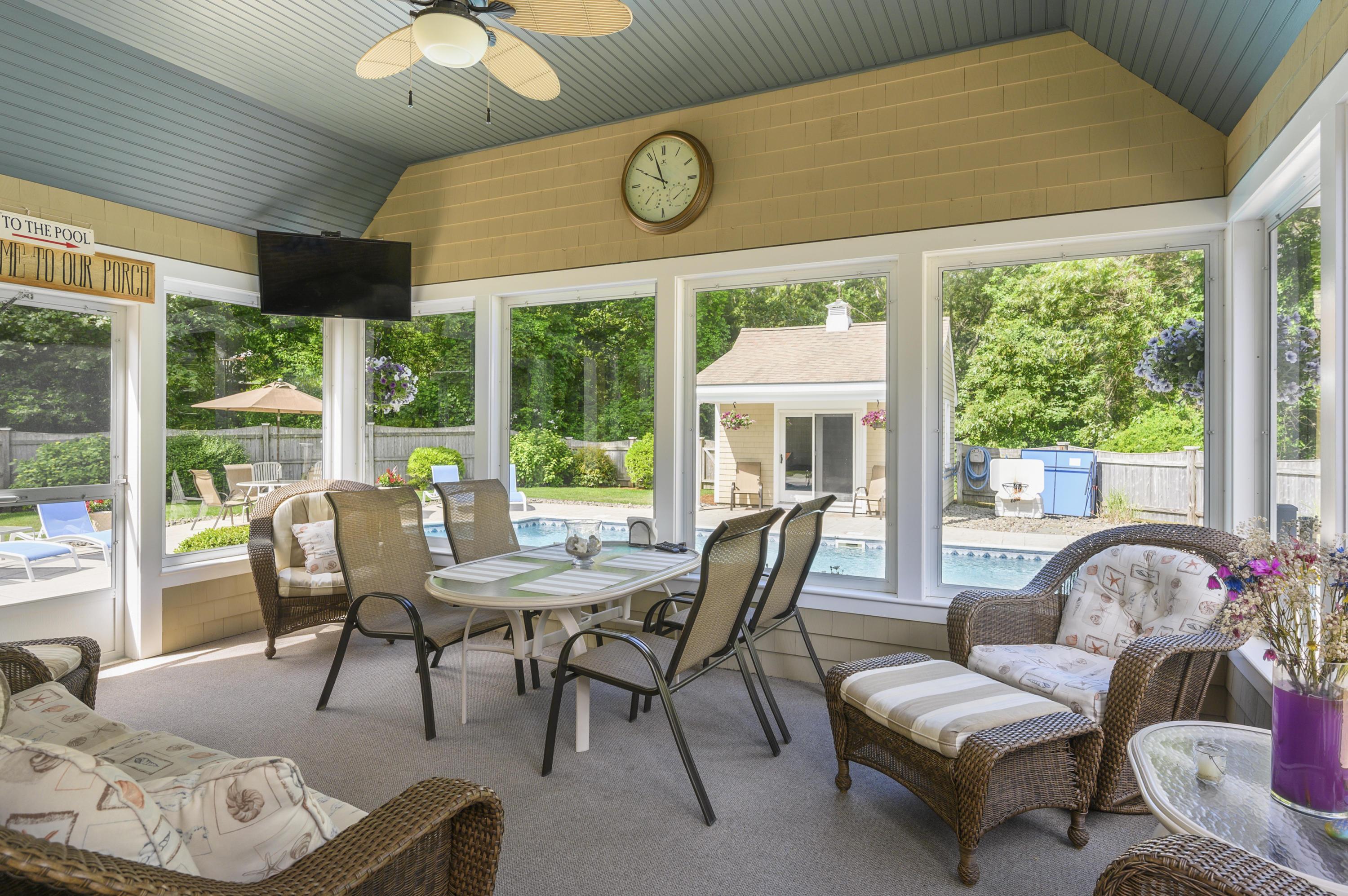 80 Crocker Road West Barnstable, MA 02668 - Photo 16 of 35 a dining room with furniture and a large window