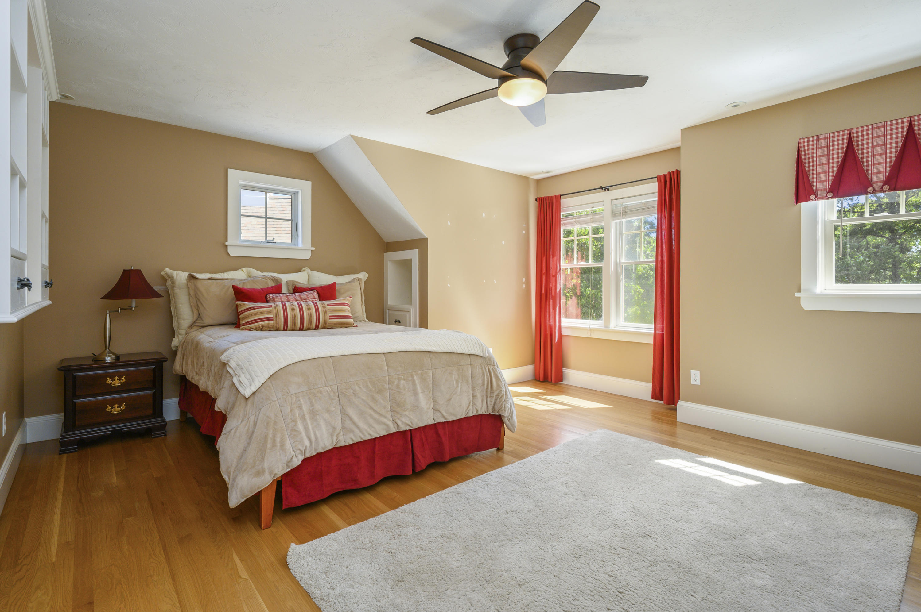 80 Crocker Road West Barnstable, MA 02668 - Photo 24 of 35 a bedroom with a bed and a chandelier