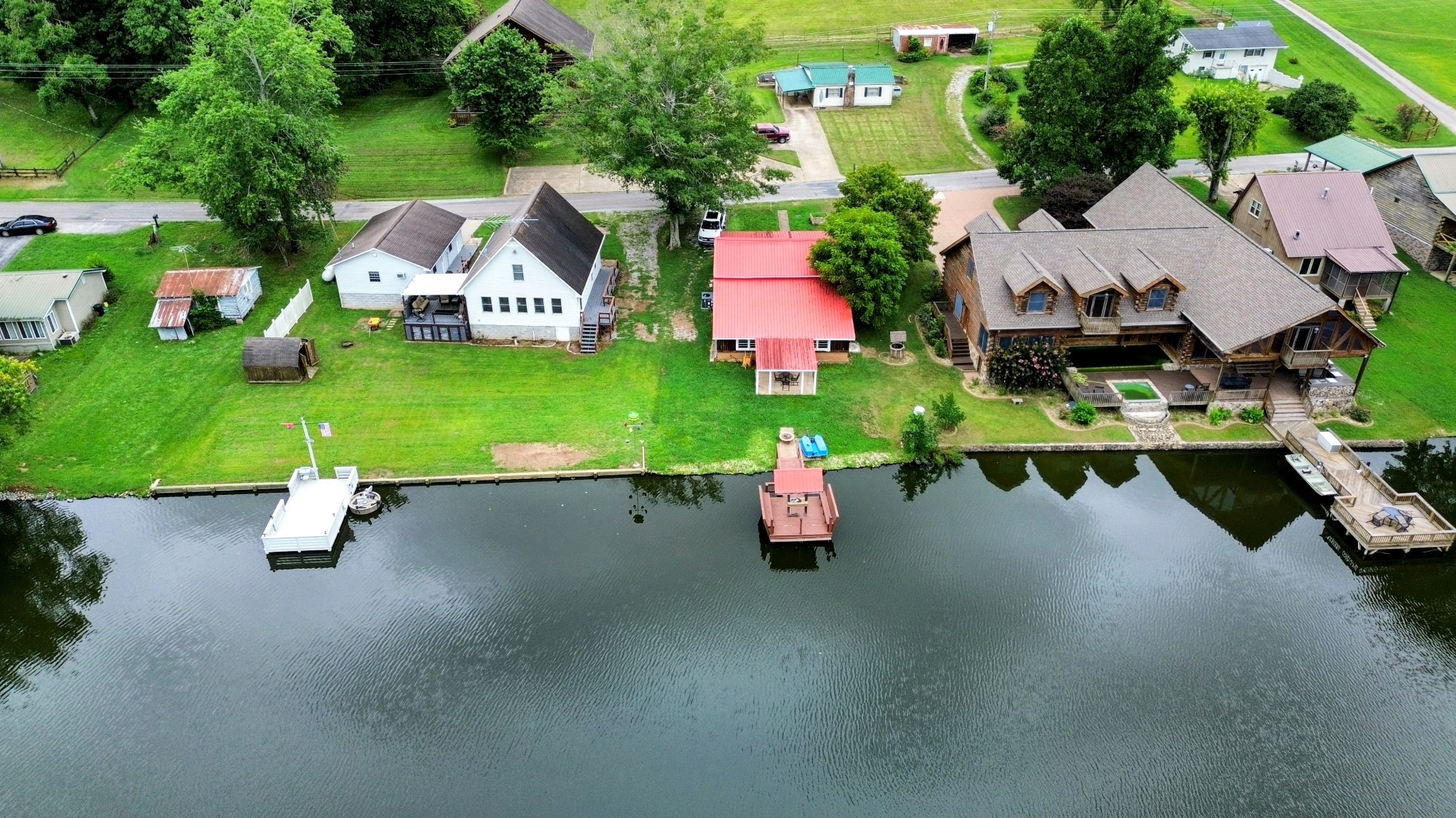 2921 Clear Creek Road Pulaski, TN 38478 - Photo 6 of 19 an aerial view of a house with yard swimming pool and outdoor seating