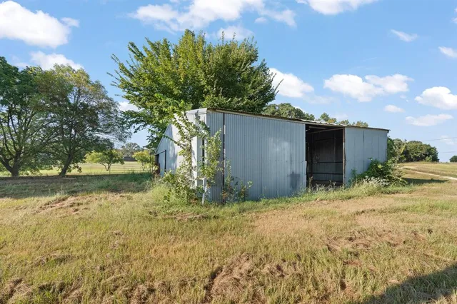 a view of a lake with a houses