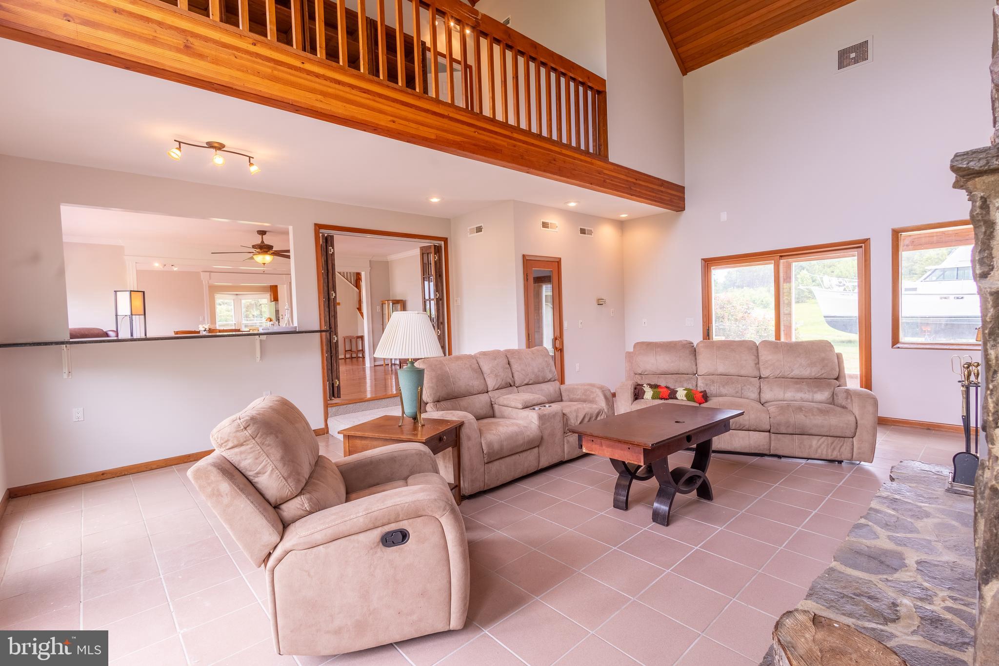 15466 Arthur Road King George, VA 22485 - Photo 17 of 46 Family Room w/Pass ThruWindow&Upper LevelLoftView
