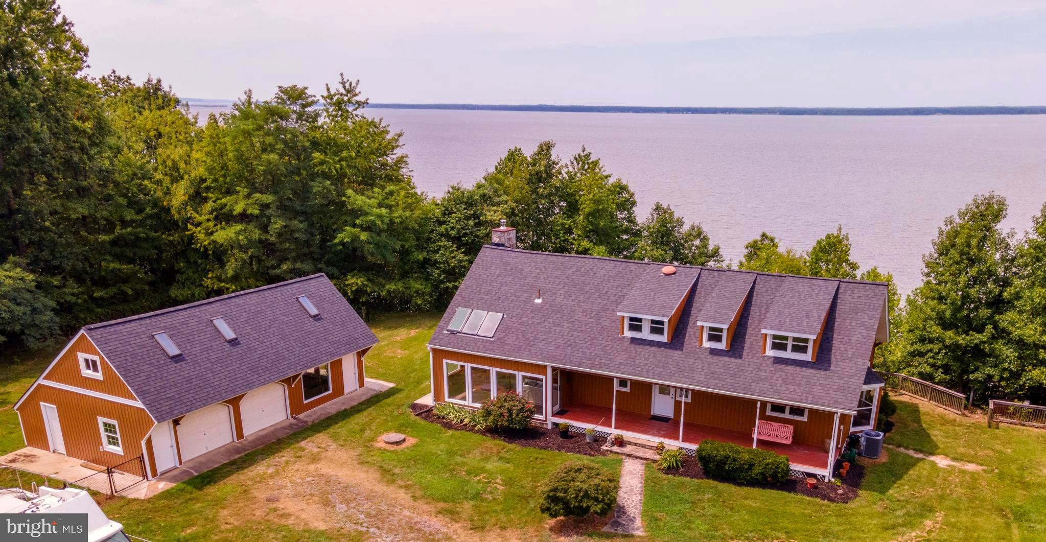15466 Arthur Road King George, VA 22485 - Photo 45 of 46 Aerial View with Potomac River in Background